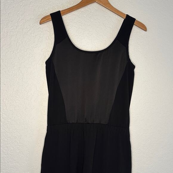 Trina Turk Black Jumpsuit Zipper Front Sporty Classic Tank Preppy Minimalist - Picture 6 of 7